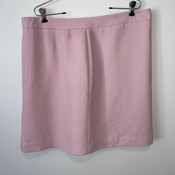 Apostrophe Light Pink/Mauve Polyester Skirt Size 18 Mid-Length Lined - Picture 2 of 6